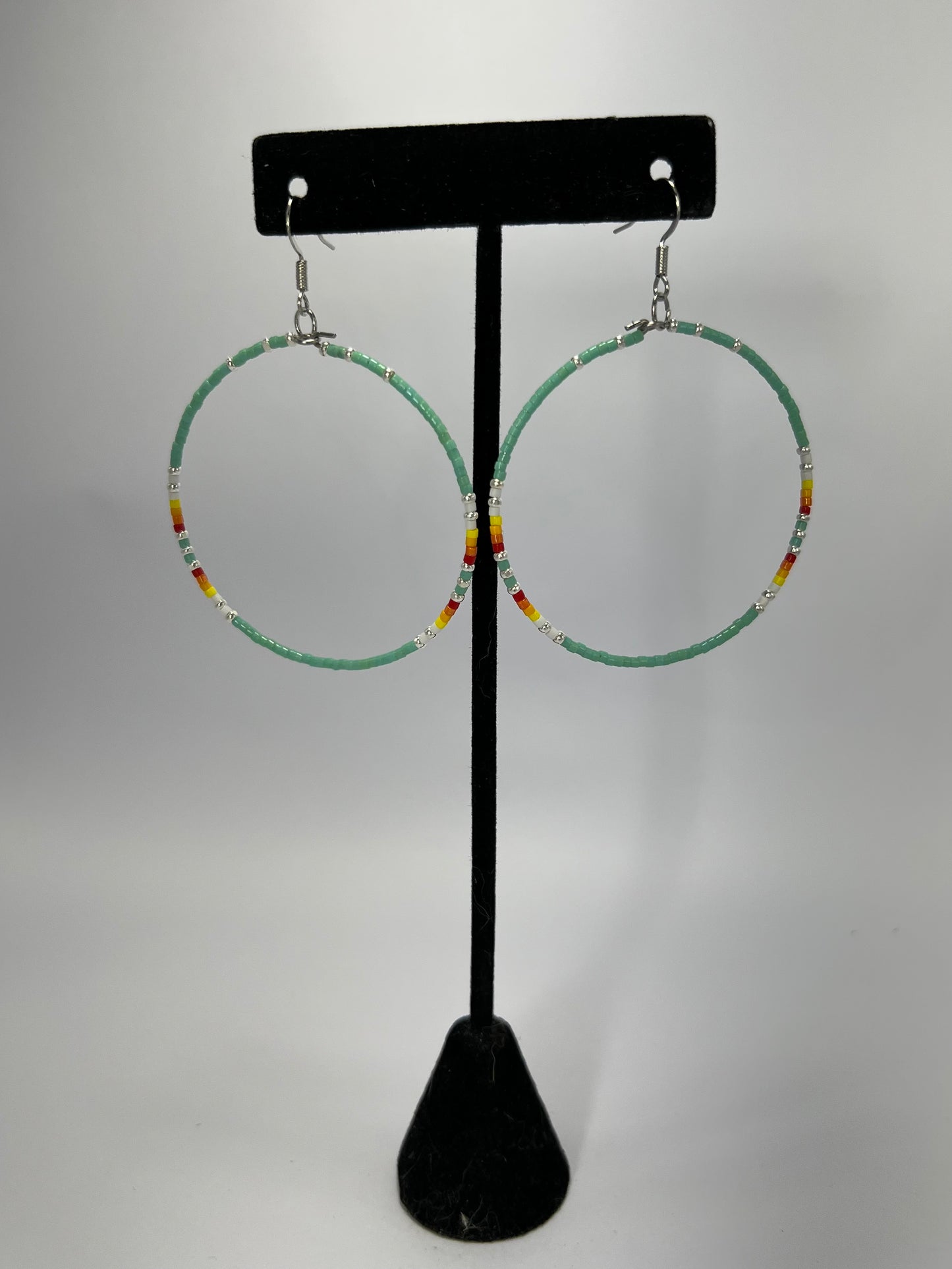 Turquoise Hoop