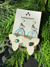 Load image into Gallery viewer, Trillium Acrylic Earrings - Abalone
