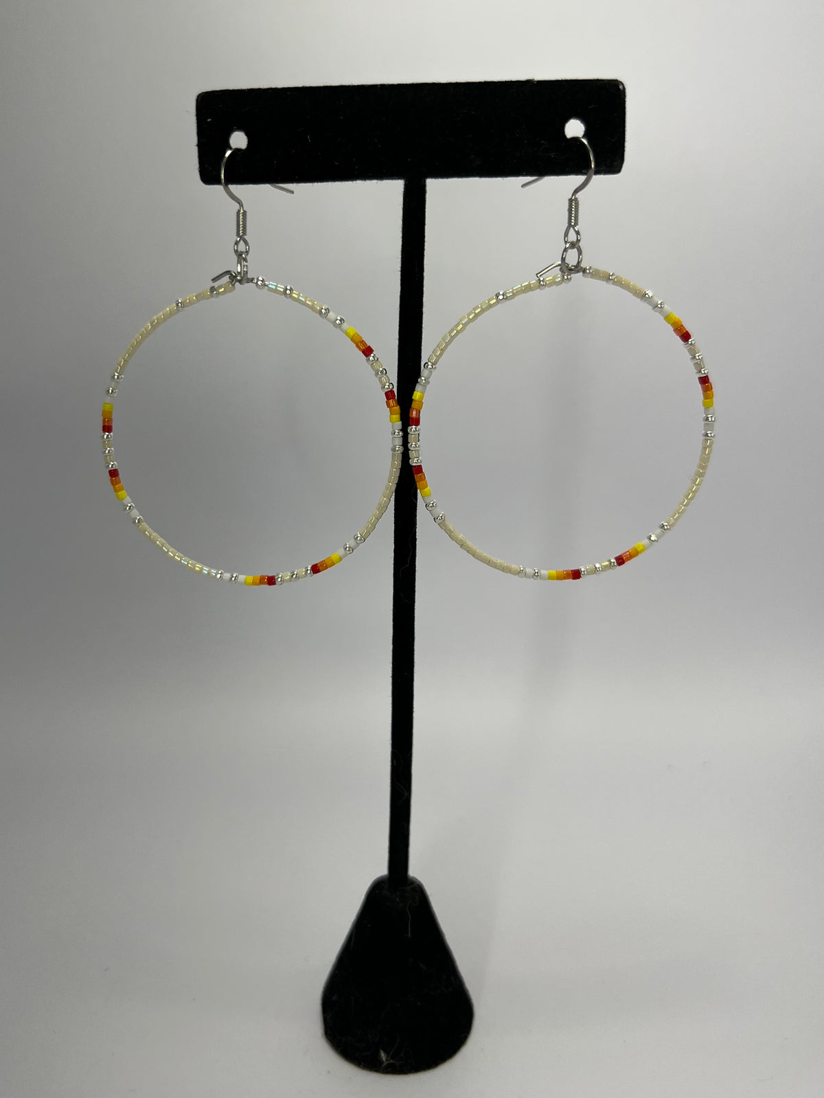 Cream Ceylon Hoop