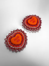 Load image into Gallery viewer, SWEETHEARTS BEADED EARRINGS - CLEMENTINE
