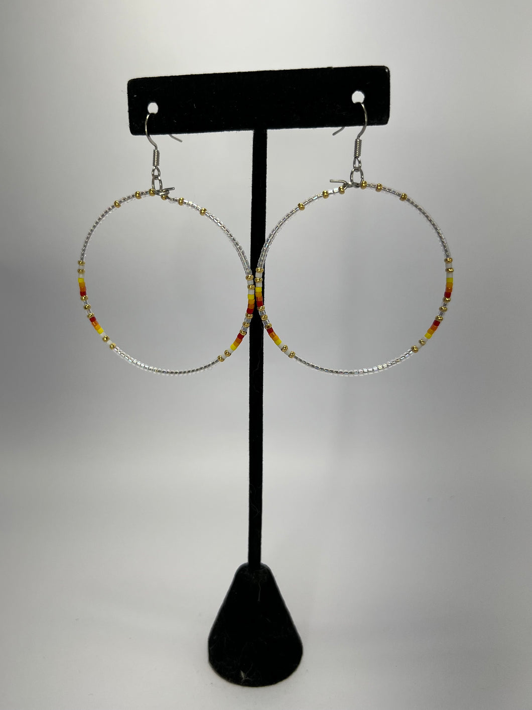 Transparent Iridescent Hoop