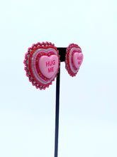 Load image into Gallery viewer, LIGHT PINK SWEETHEARTS-INSPIRED BEADED EARRINGS
